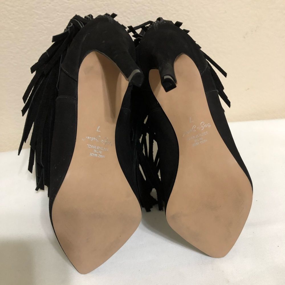 Fringe black boots - Picture 7 of 7